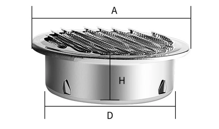 Best seller Round Stainless Steel  Exhaust Air Vent Cover Round Air Vent Grill Valve