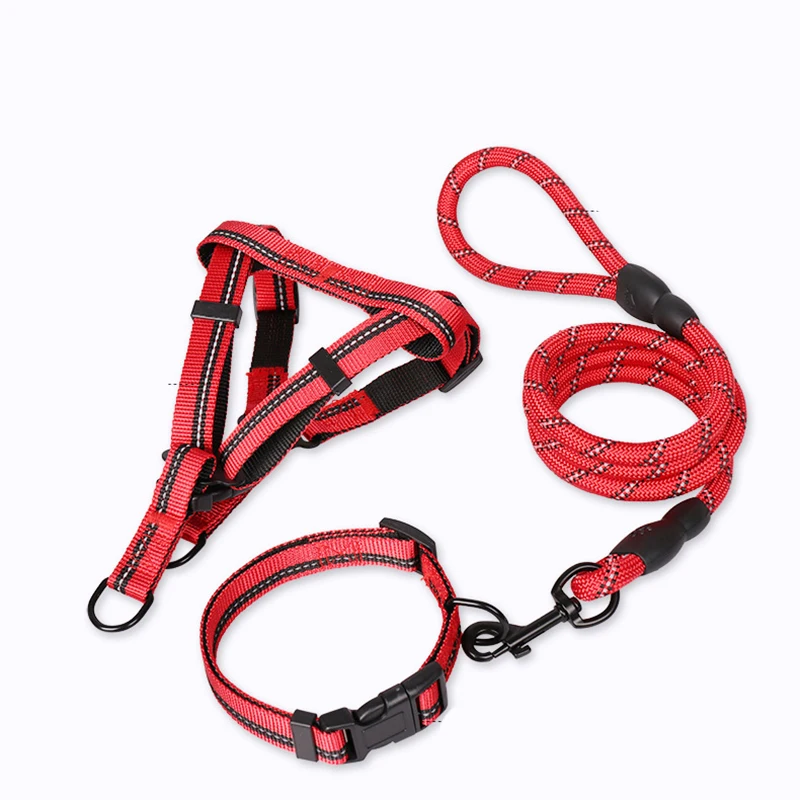 Pet Accessories Dog Leash Handle Nylon Running Dog Leash Parachute Cord Pet Leash