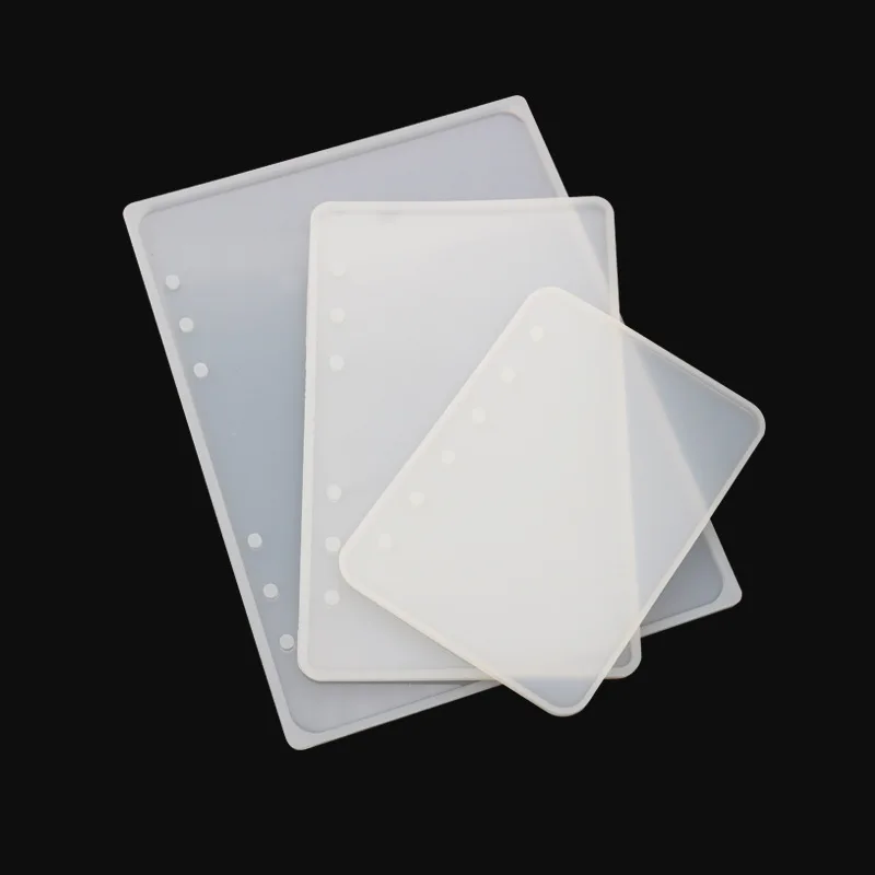 DIY silica gel resin notebook mold A4 A5 A6 A7 crystal drop gel high mirror mold silicone material