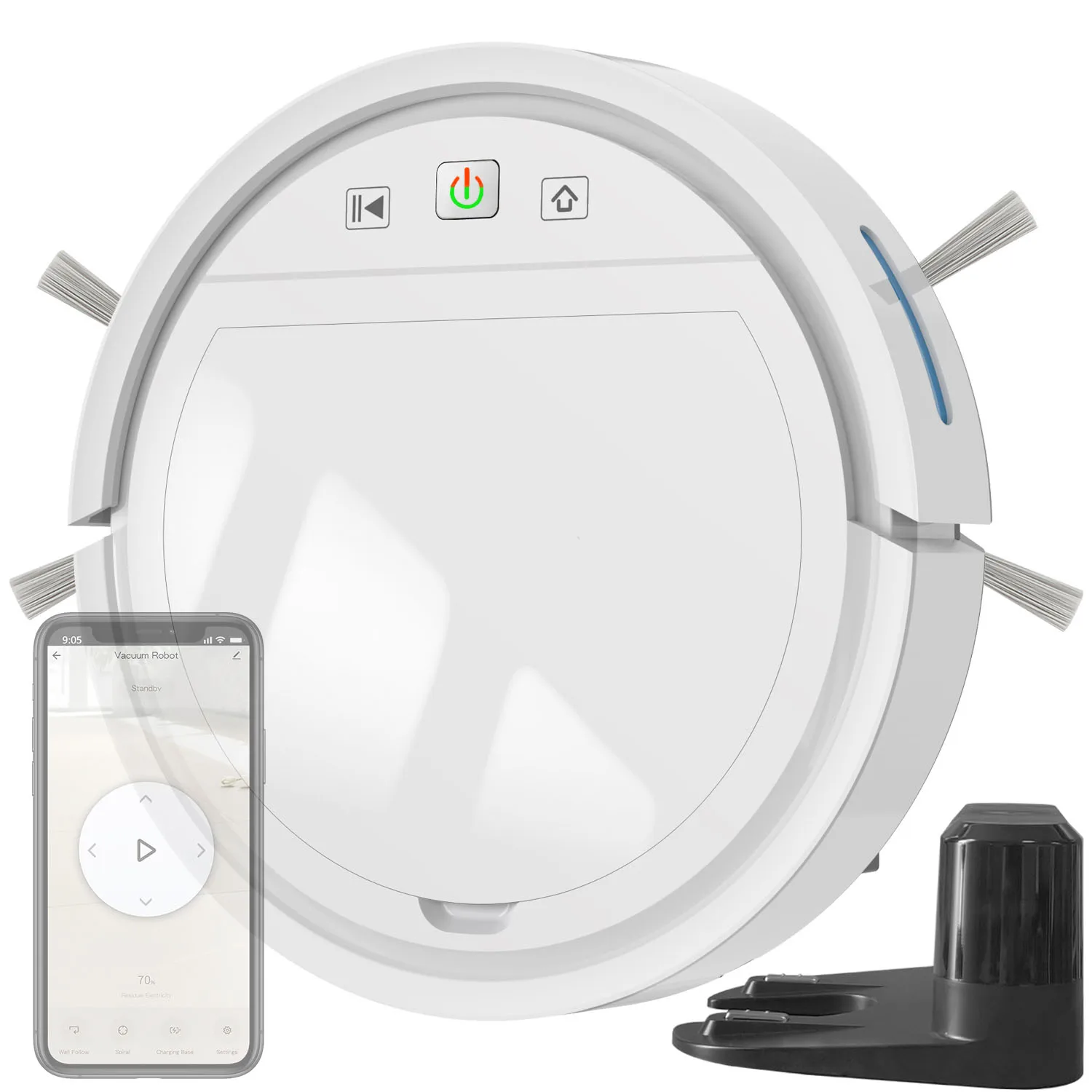 self charge vacuum robot cleaner