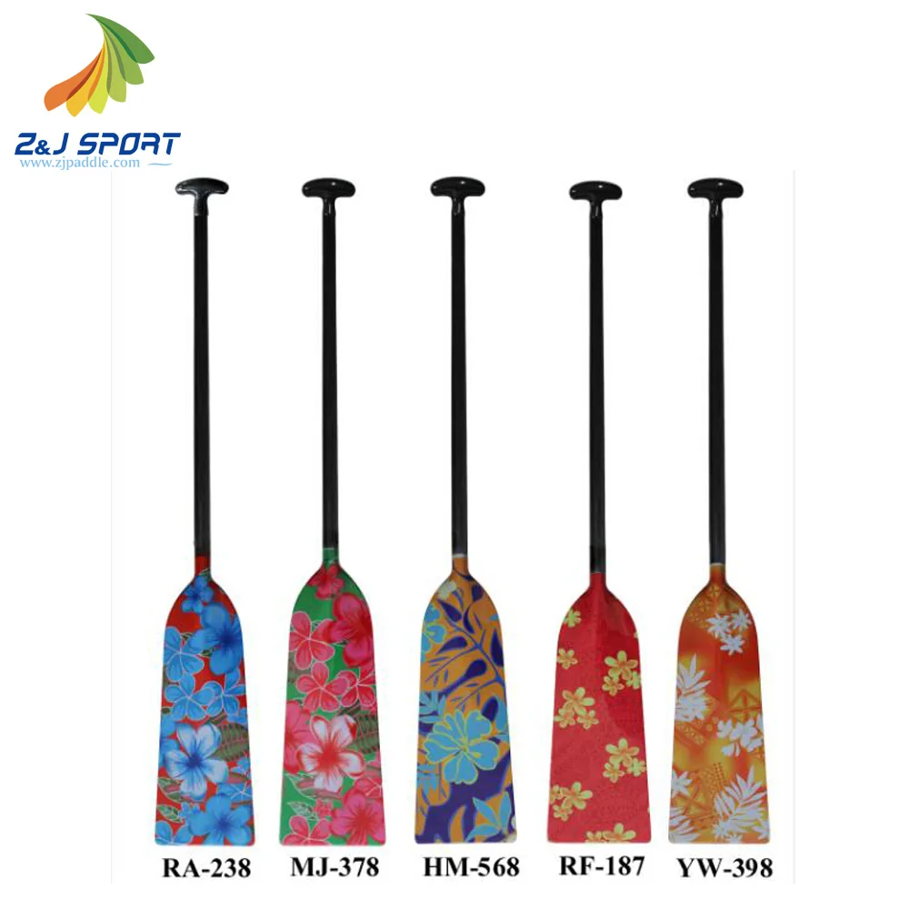  ZJ SPORT IDBF сертифицировано углеродное волокно лодка Дракон весло с дополнительной графикой на лопасти для