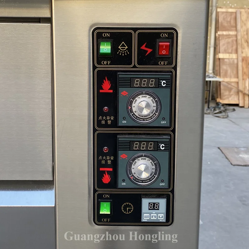 Bakery Machine Double Deck 6 Trays LPG Gas Oven in Baking Equipment