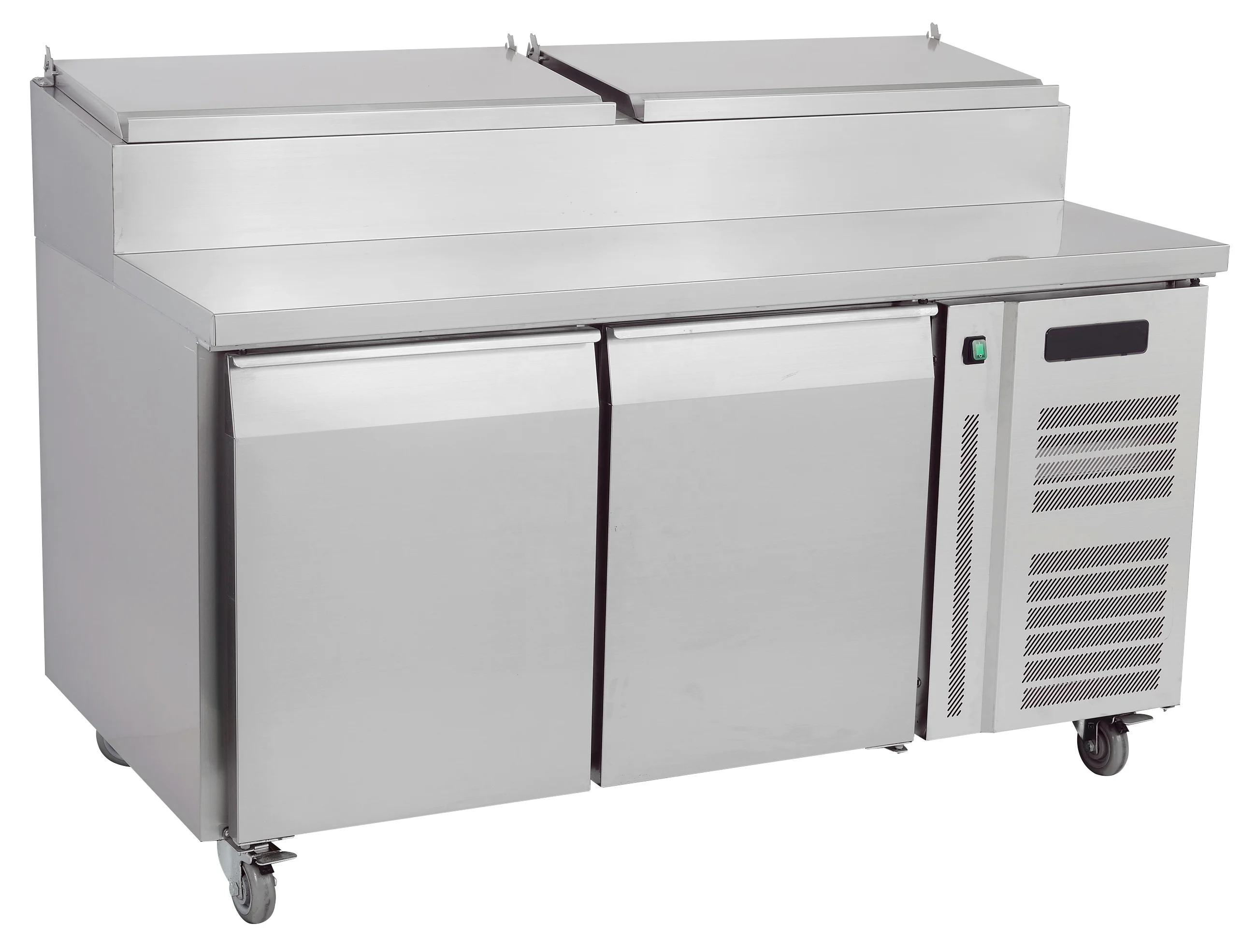 3 door salad pizza counter refrigerator/chiller/freezer