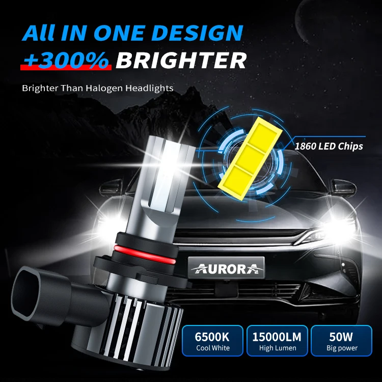 Global patent Led Car H1 H13 H7 Headlight Bulbs Led 9005 9006 9007 H11 H15 H4 Led Headlight bulb