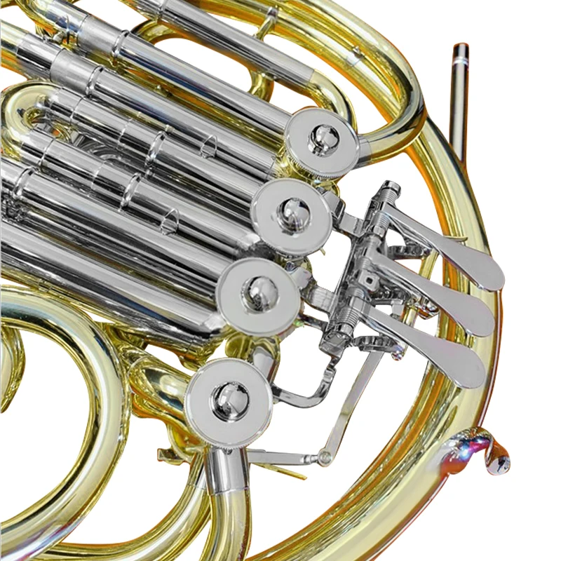 4 keys Brass French Horn F/Bb comes with Case Yamahas YHR-567D  Intermediate Level for Beginners Double French Horn