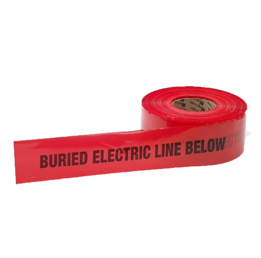 Underground pipeline gas warning line tape safety