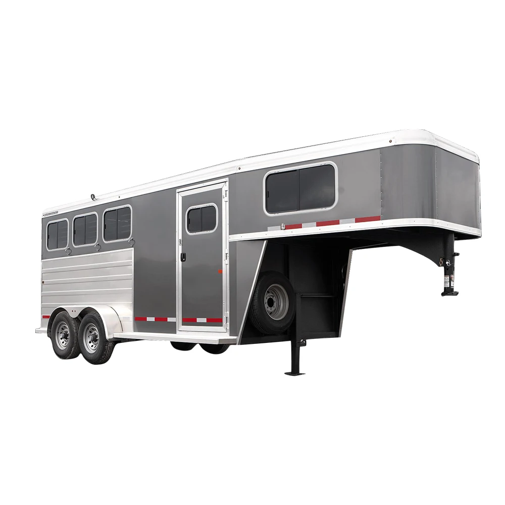 Durable and high quality horse trailer food trailer gooseneck horse trailer