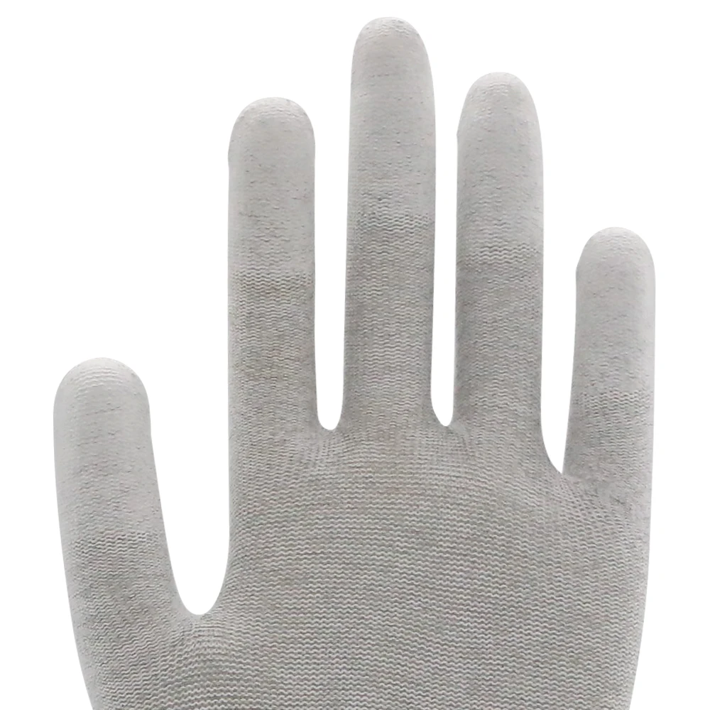 ENTE SAFETY Anti-Static Gloves Wholesale Lightweight Carbon Fiber PU Nitrile Touchscreen Safe Precision Work Gloves Handling