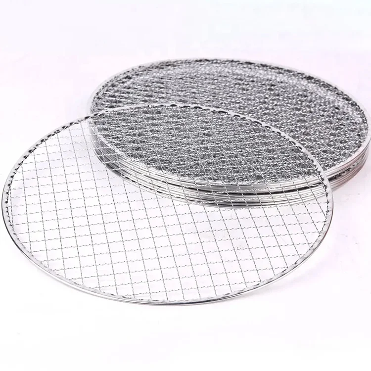 Heavy duty gill stainless steel wire barbecue mesh bbq grill wire mesh net for roasting meat