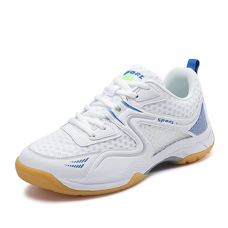 Wholesales Pickleball Shoes Men And Women Pu Badminton Shoes Handball Professional White Badminton Shoes