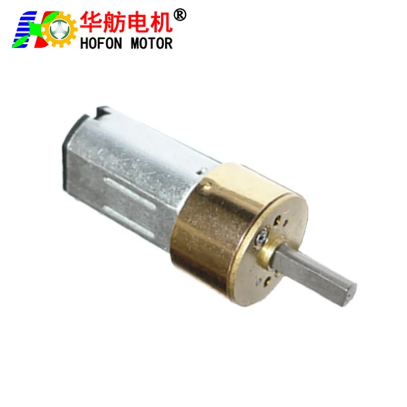 Hofon 14mm GM14-N30 1.5v 3v 3.7v 4.5v 5v 6v 7.4v 9v 12v electric mini small brush high torque permanent magnet reducer motor