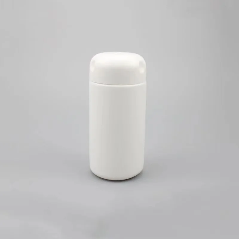 Hot-selling 180CC white HDPE medicine plastic round  bottle for health products and vitamin capsule