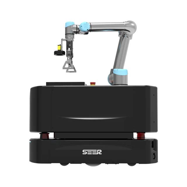 AMB-powered Autonomous Warehouse Robots are built by mounting robotic arm on the AMB series unmanned chassis Composite Robot