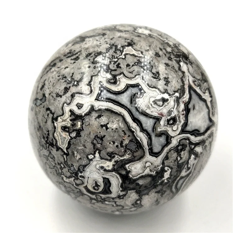 Wholesale natural quartz crystal ball Picasso spheres for home decor