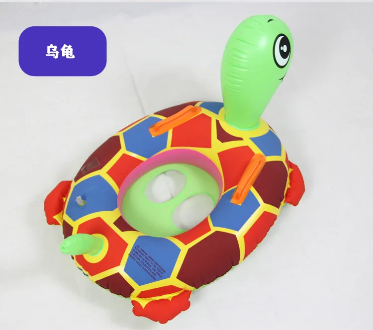 Toddler Pool Floats Inflatable Kids Water Float Ring with Handle Safe Material and Soft Seat Baby Swimming Ring for Kids