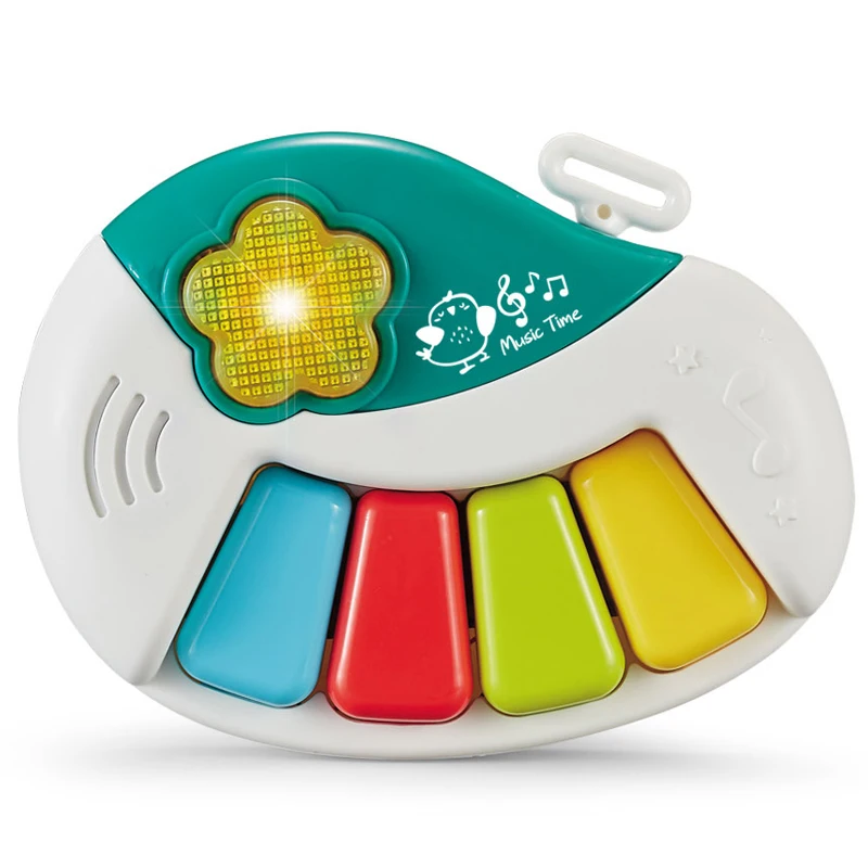 Sound lighting infant playing mini toys music baby piano