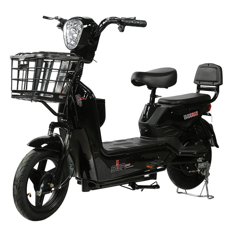 2023 Electric Bicycle Supplier 350w Motor City Bike with Mirror E Scooter for