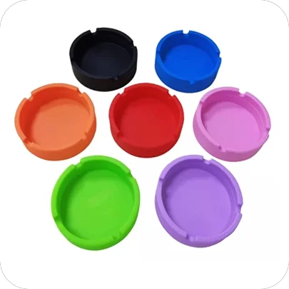 Custom Smoking Rolling Tray Ash Tray Metal Silicone Luminous Colorful OME Printed Logo