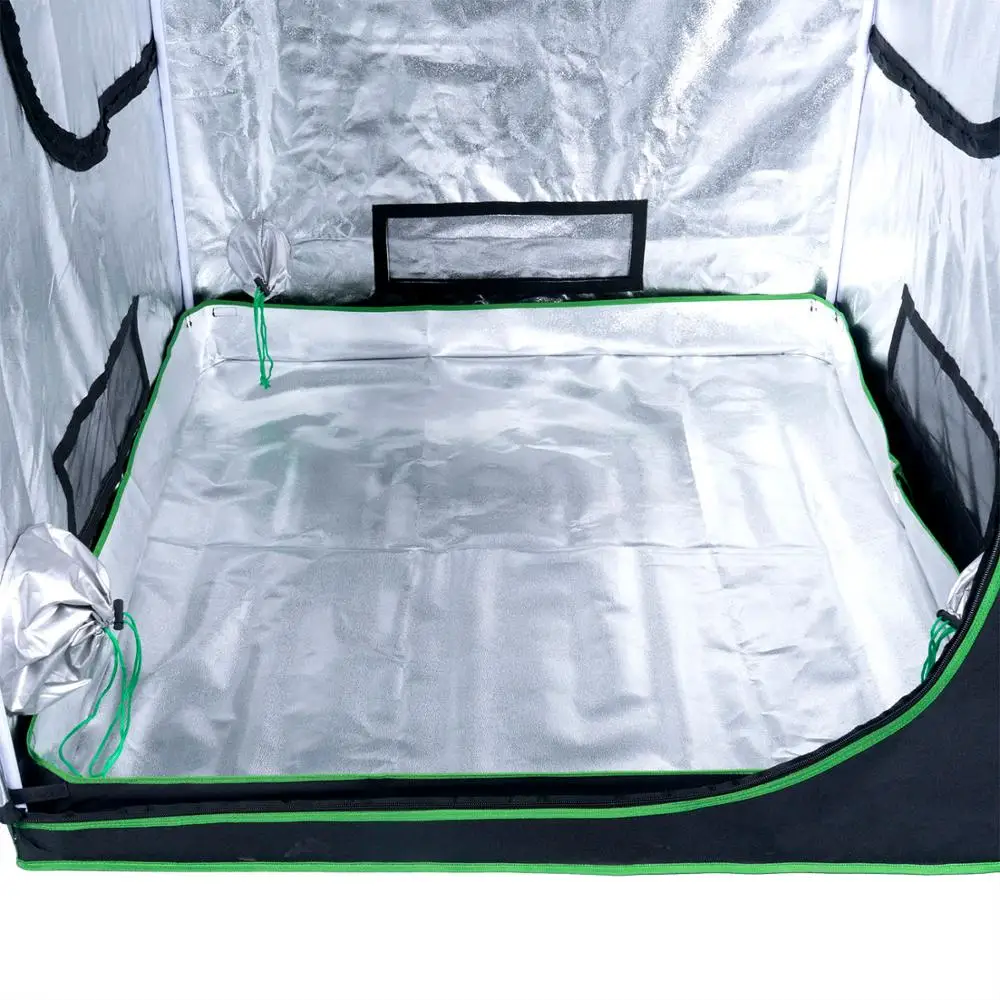 80x80x160cm 600D Garden Greenhouse Grow Tent with High Reflective Aluminum Fabric