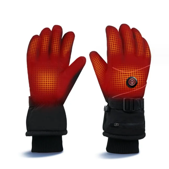 Heated Gloves Adjustable Heating Temperature Waterproof Warm Gloves Thermal Indoor Outdoor Gloves Hand Warmer For Men And Women