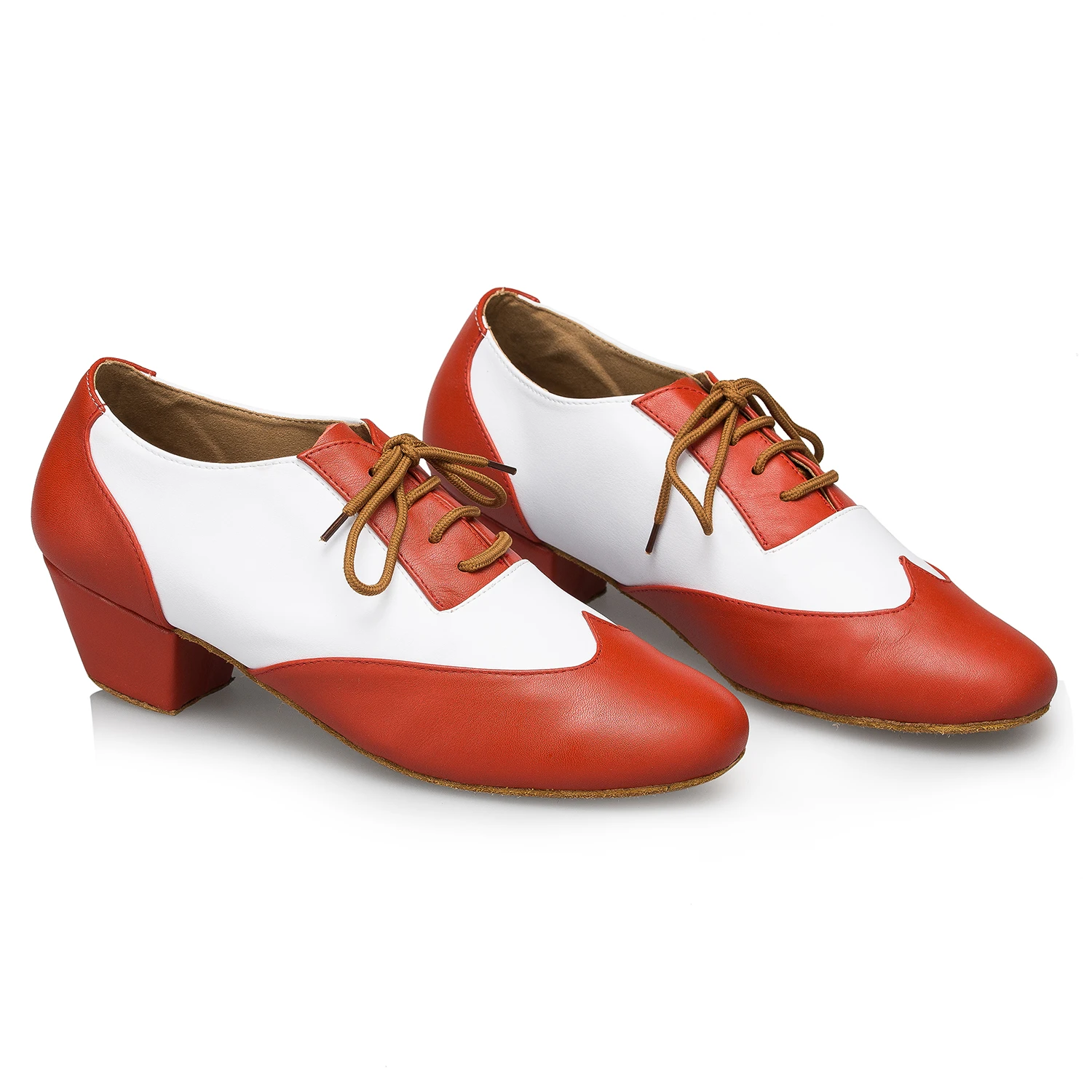 Wholesale L177 Genuine Leather  Material Red with a Height of 4.5 cm Latin Man Dance Shoes