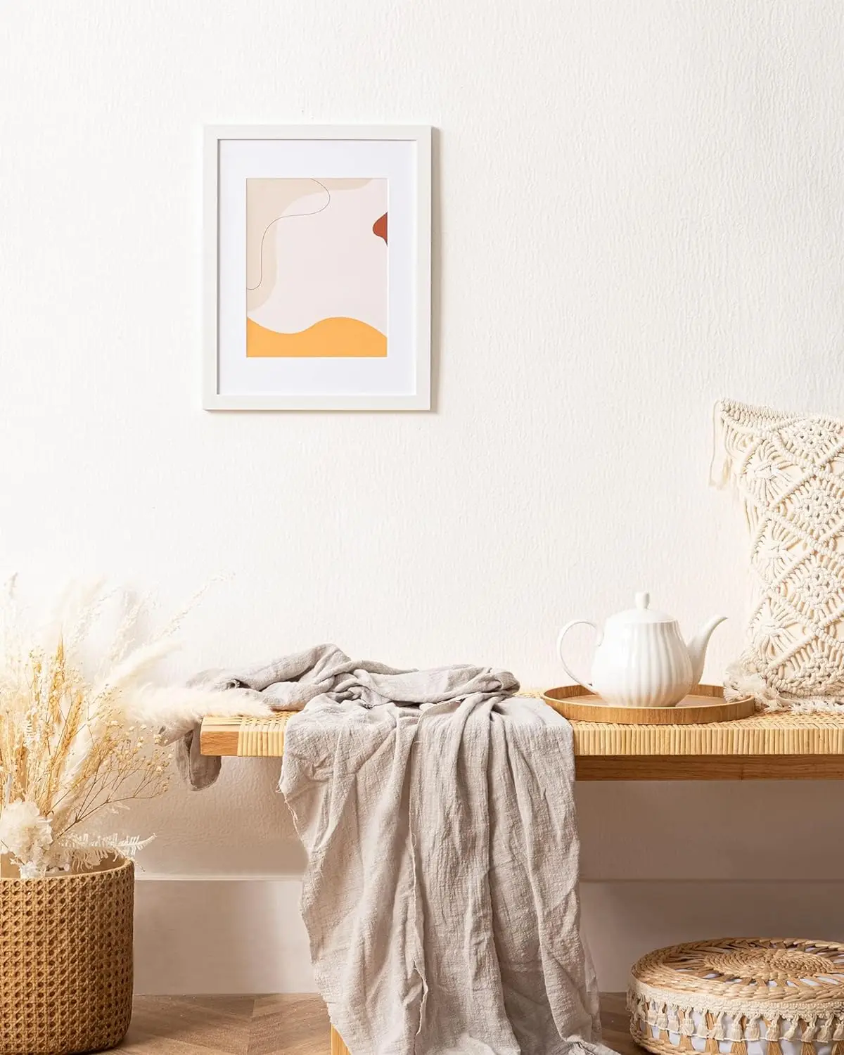 11x14 Picture Frame  Made of Solid Wood and Strong Durable Glass, Display 8x10 and 8.5x11 Photo with Mat