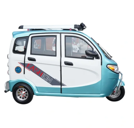 Fully closed passenger electric motorized tricycle 3 wheel trycicles for sale High Quality Electric Tricycles