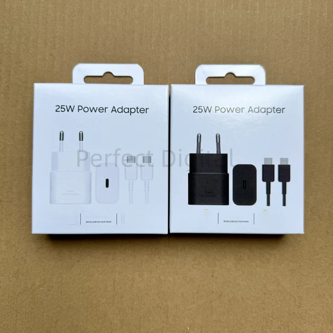 EP-T2510X USB Type-C 25 Watt Fast Charging Adapter with Data Cable for Samsung S24 Ultra S23 S22