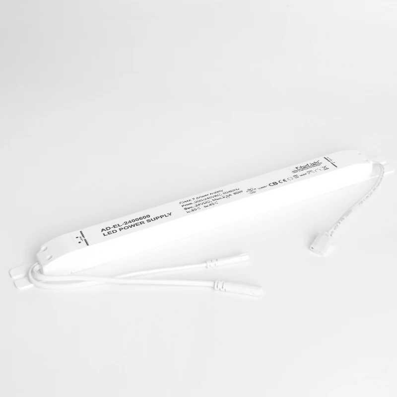 AD-EL-2400600-B OEM pfc led slim constant voltage panel buitin driver 24v 60w thin led power supply with class 2
