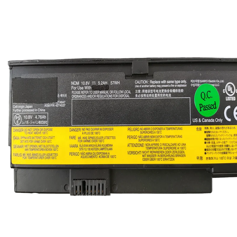 
li-ion ICR18650 10.8V 4400mAh 57WH new X200 X200s X201i 47+ 42T4649 42T4537 for Lenovo laptop battery X201 