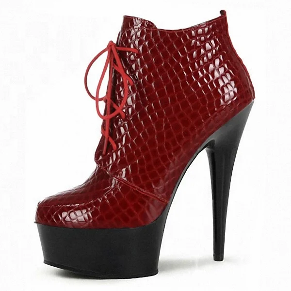 18cm /20cm ultra-high heels, thin heels and sky-high sexy stage shoes, fun low leg ankle boots