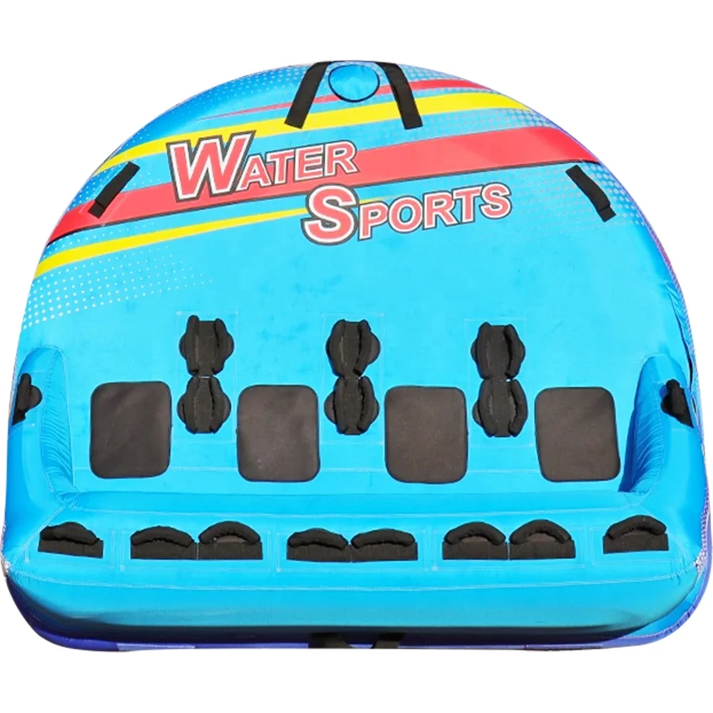 4 Person Inflatable Towable Tube for Boat Water Sports