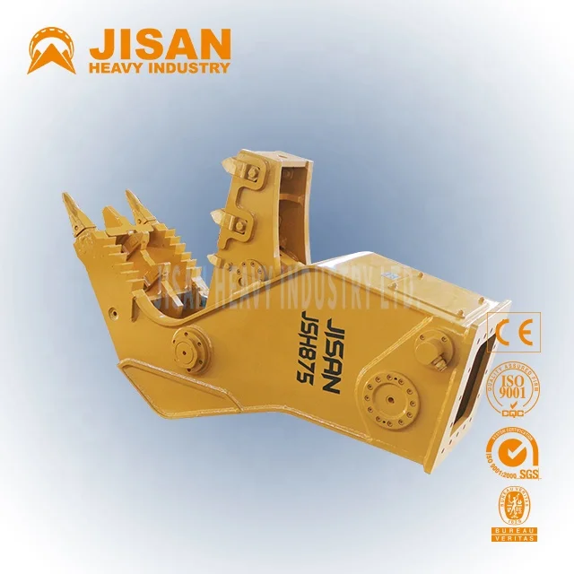 jisan hardox crusher shear attachments for hydraulic excavators demolition pulverizer