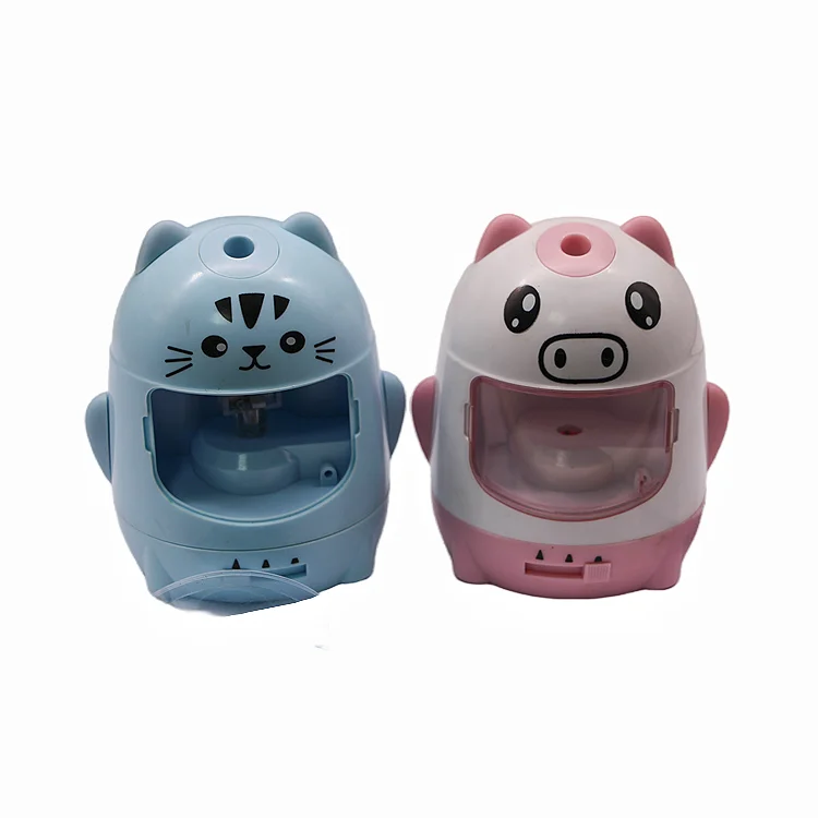 Wholesale free sample cheap price environment materials AA battery powered custom electric pencil sharpener