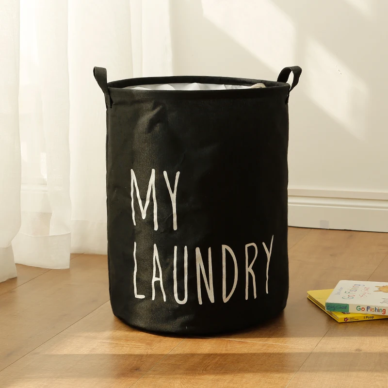 
2021 Popular Laundry Hamper Cotton Laundry Basket with Drawstring 