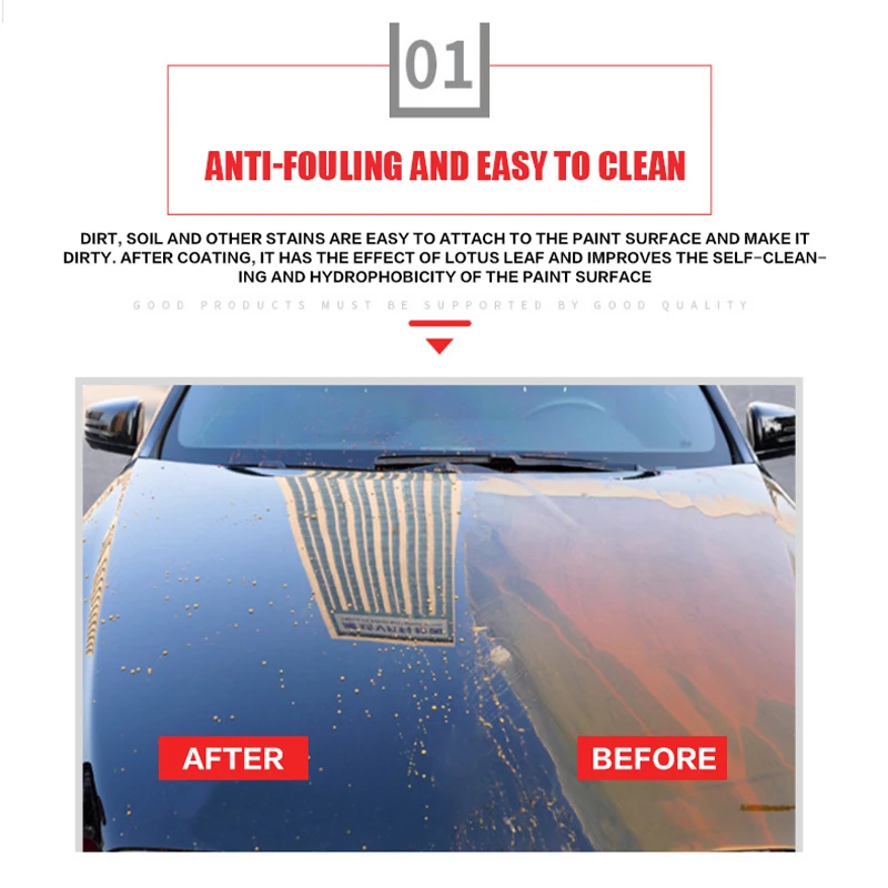 JSZ Spray Ceramic Car Coating Sealant Nano Glass Polishing Plated Crystal Liquid Hydrophobic Coating Paint Care Coating