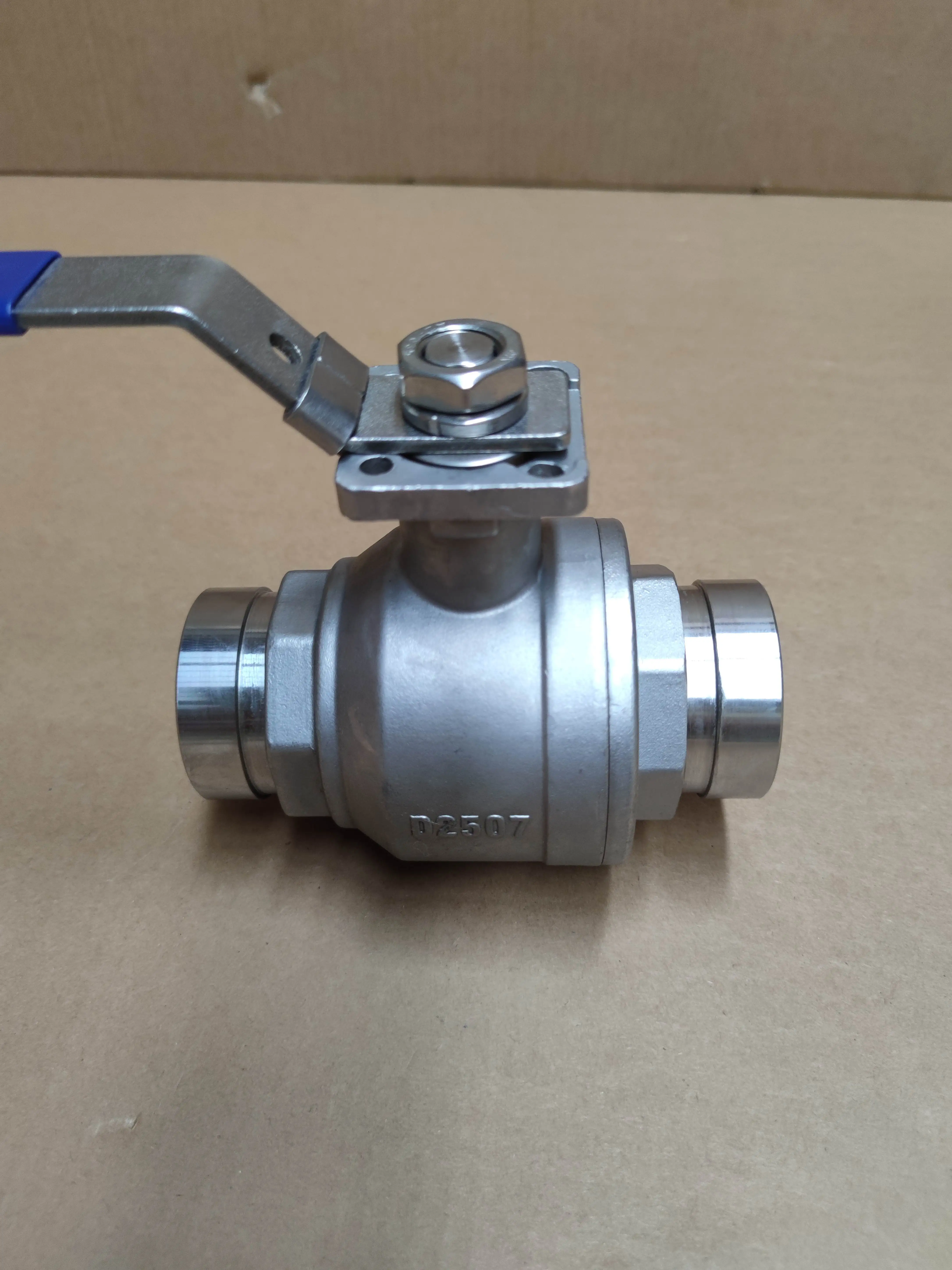 High Pressure 1200PSI Grooved End Ball Valve with Top Mount Plate with Handle