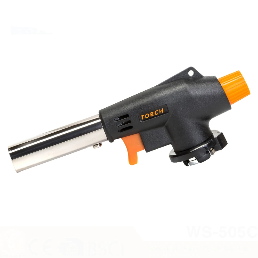 WS-505C outdoor butane gas BBQ camping torch Jet flame lighter