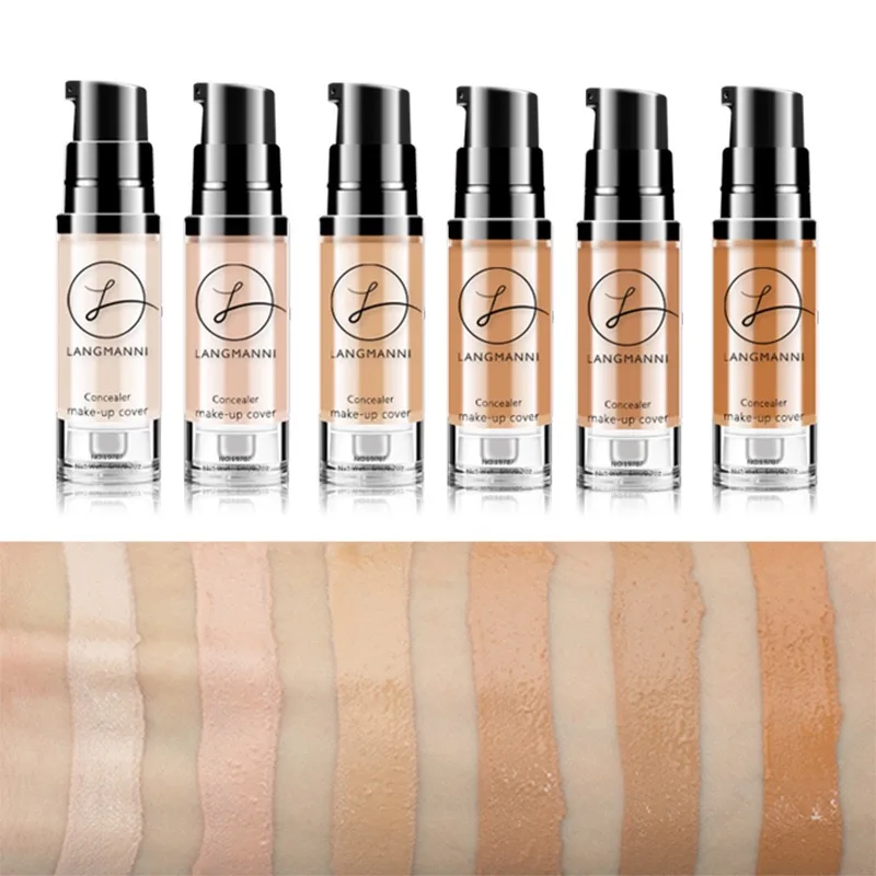 Wholesale natural single cream concealer cosmetic foundation cream private label single color concealer 6 ml