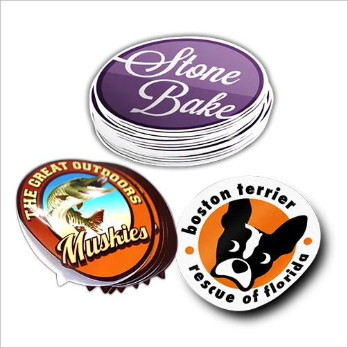 cut logo adhesive die cut plastic label printing custom vinyl stickers