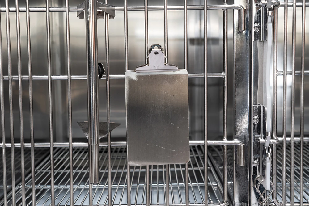 China manufacture price big dog cat pet animal clinic stainless steel cage for veterinary hospital