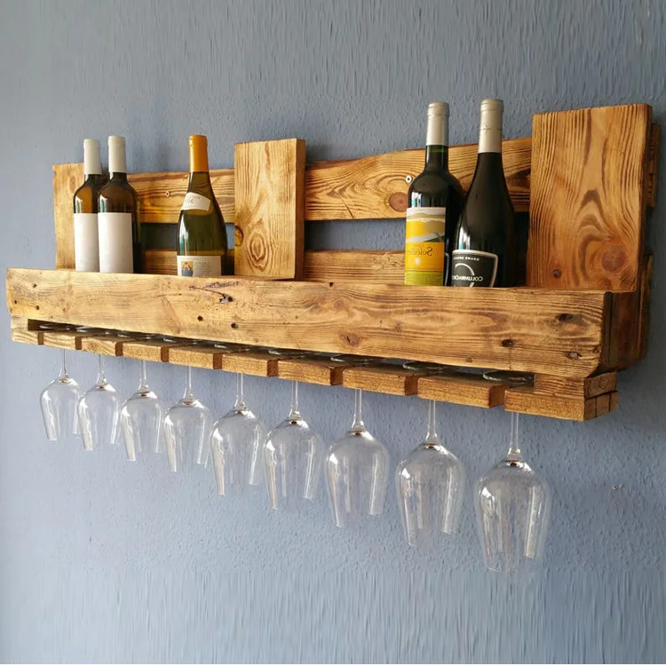 High Quality Wine Wall Display Shelves Drink Stand Display Whiskey Display Shelf Rack