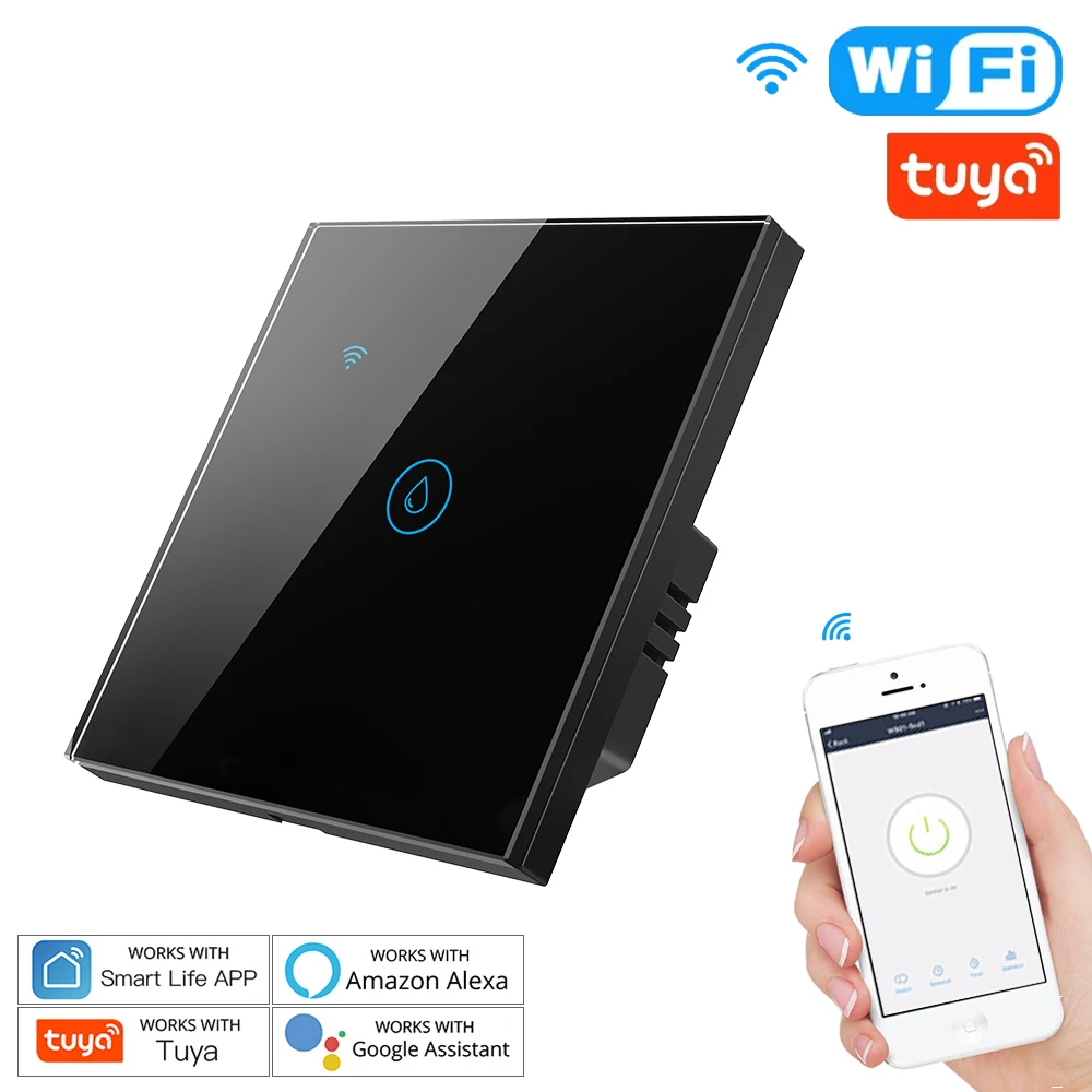 G-Tech Plus Smart Heater Switch EU 2000W Remote Control Timer Wall Touch Water Heater Kits