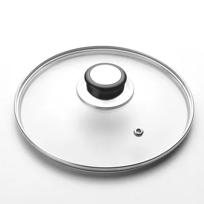 2L Double Ears Heat Insulated High Borosilicate Glass Cooking Pot Saucepan Glass Lid Cookware Set Factory Supply