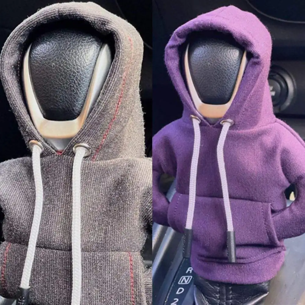 New Arrival Creativity Sweatshirt Nonslip Funny Modeling Universal Gear Shift Knob Cover car gear hoodie cover