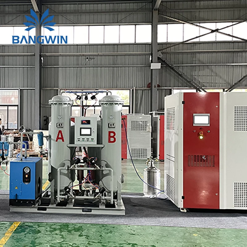 Premium Quality Liquid Nitrogen Generation Plant With Tanks Liquid Nitrogen Manufacturing Plant