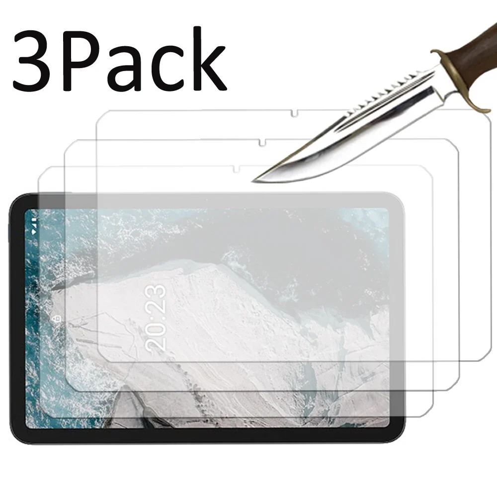 3PCS Glass screen protector for Nokia T10 8.0/T20 T21 10.36' 10.4' tablet film