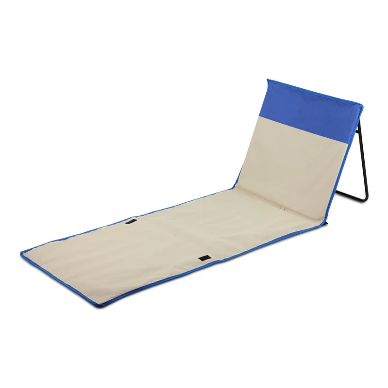 KingGear Custom Logo Lightweight Foldable Beach Mat With Adjustable Backrest