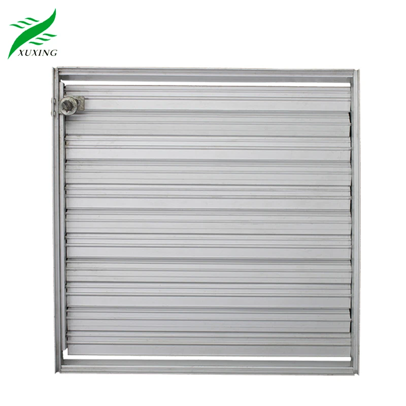 Hvac System Square Aluminium Mill Finish Manual Obd Opposed Blade Damper Adjustarble Air Damper