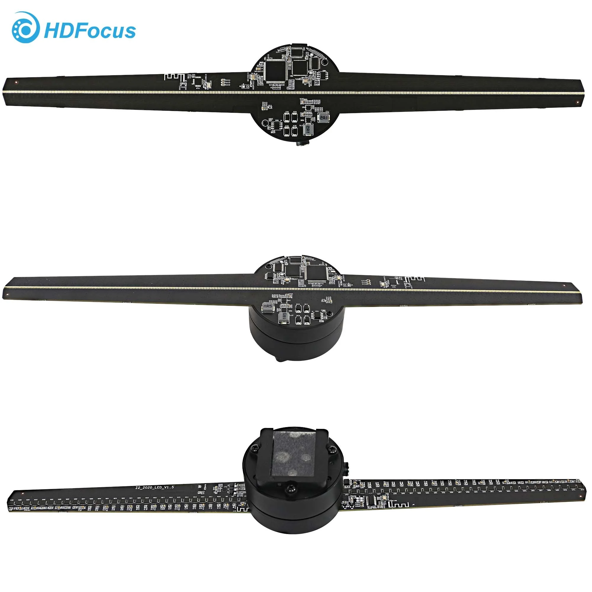 Holographic 3D Led Fan Display 42Cm Advertising Machnie Hologram 3d Professional Projector 3d Fan Hologram